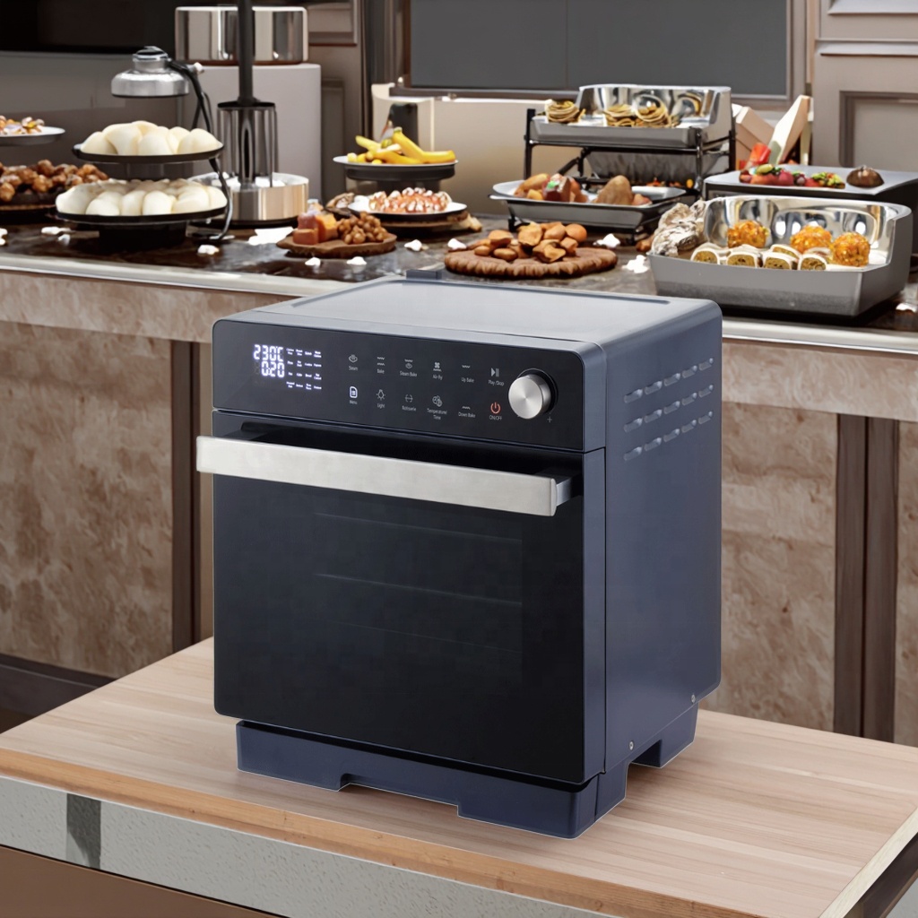 Electric Air Fryer Oven 20L Stainless Steel Non-Stick Digital Control App-Controlled Energy Efficient Class for Outdoor