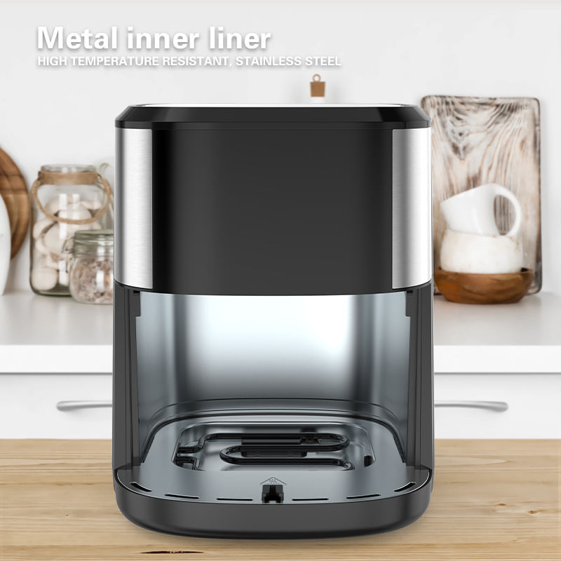 Wifi App Control Smart Stainless Steel 6.5L 1700W Air Fryer with LCD Display Oil Free Electric Digital Smart air Fryer Oven