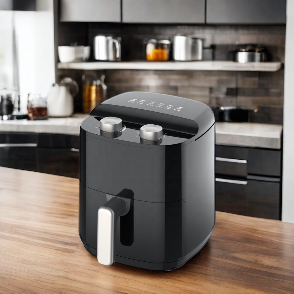 3.5L Mechanical Plastic Air Fryer Cooker 4-in-1 Multi-Function Household Commercial Use Electric No Oil Healthy Oil-free Heating