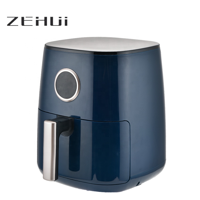 New High Speed Easy Clean 4L Electric 1250/1300W Square Digital Plastic Air Fryer LCD Display Non-Stick Overheat Protection for