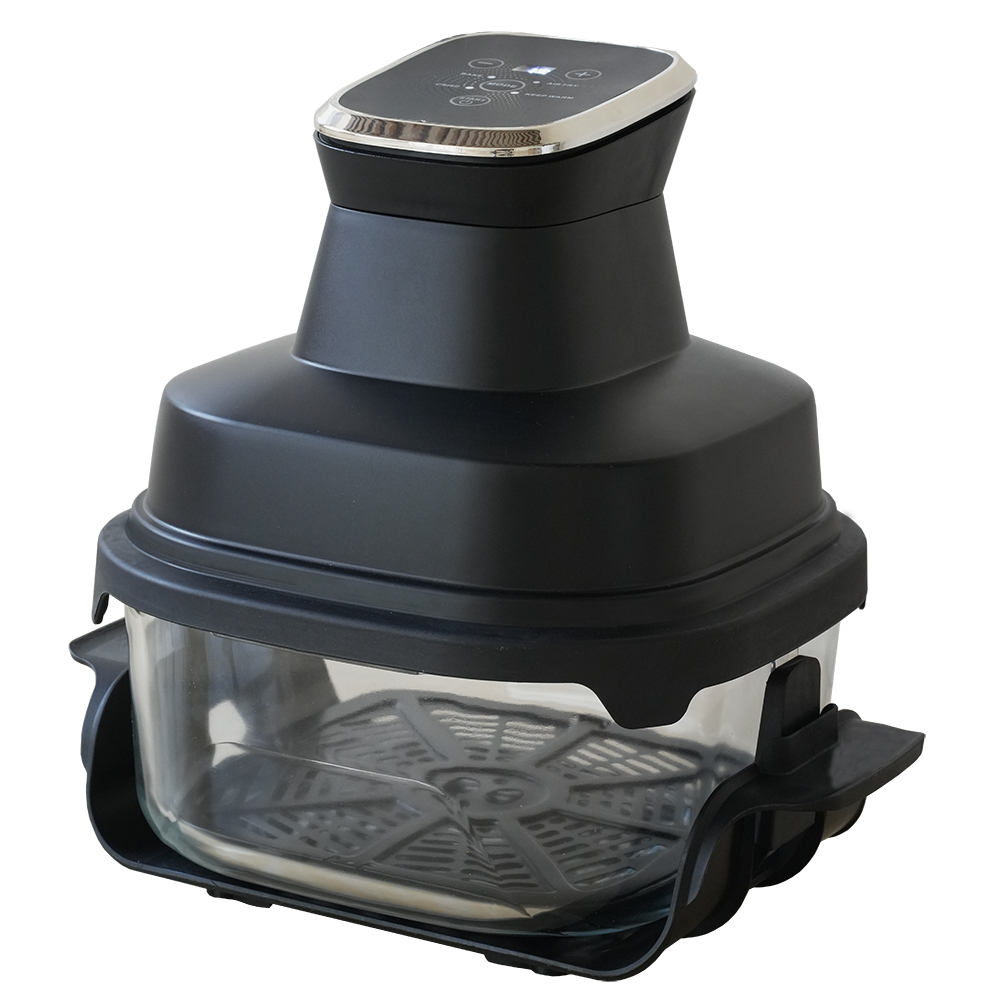 Anbolife Visible Glass Pot Air Fryer Factory air Fryer 4L Healthy Oil Free Glass Pot Air Fryer Oven