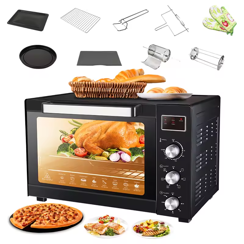 Cheap Personalized Reasonable Price Convection Oven Electric Air Fryer Toaster Oven With Hot Plates Visual Door