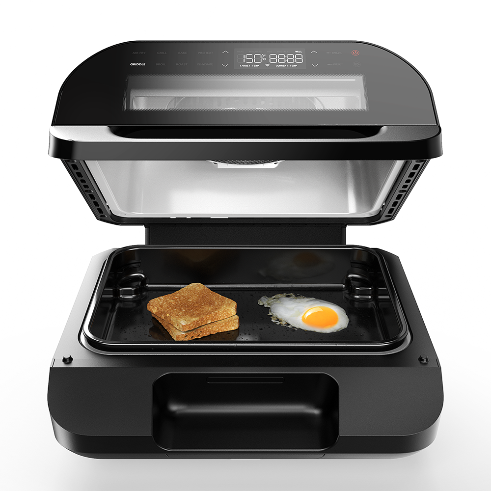2024 New Products Kitchen Private Label Cooking Guide With Accessories Indoor Grill Smart Wifi Deep Air Fryer De 8l