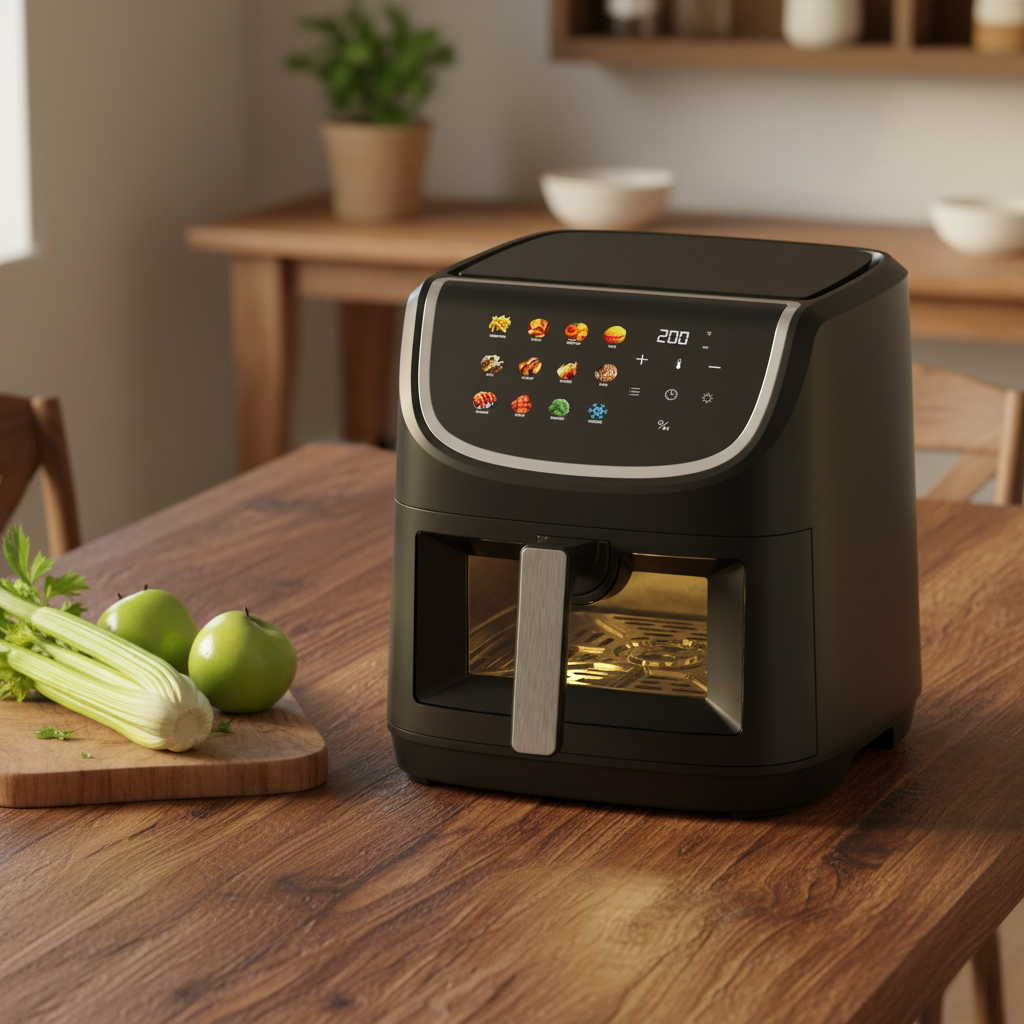 OEM Air Fryer,6L/8L Visible Window Home Use Multi-functional French Fries Machine Suitable for Indoor &amp; Outdoor Use