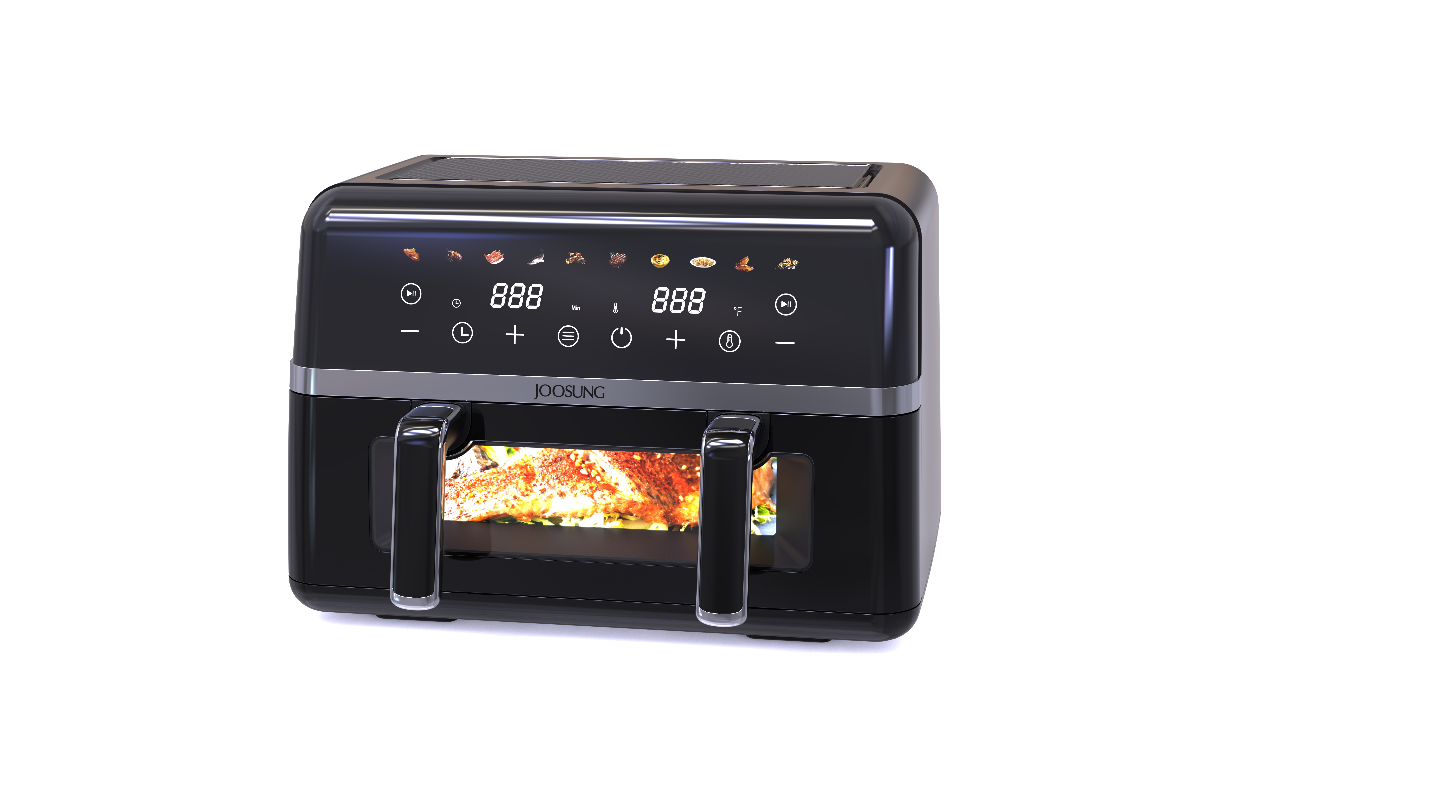 Ninja 8-Liter Electric Digital Air Fryer Oven Touch Control US Plug for Outdoor Use