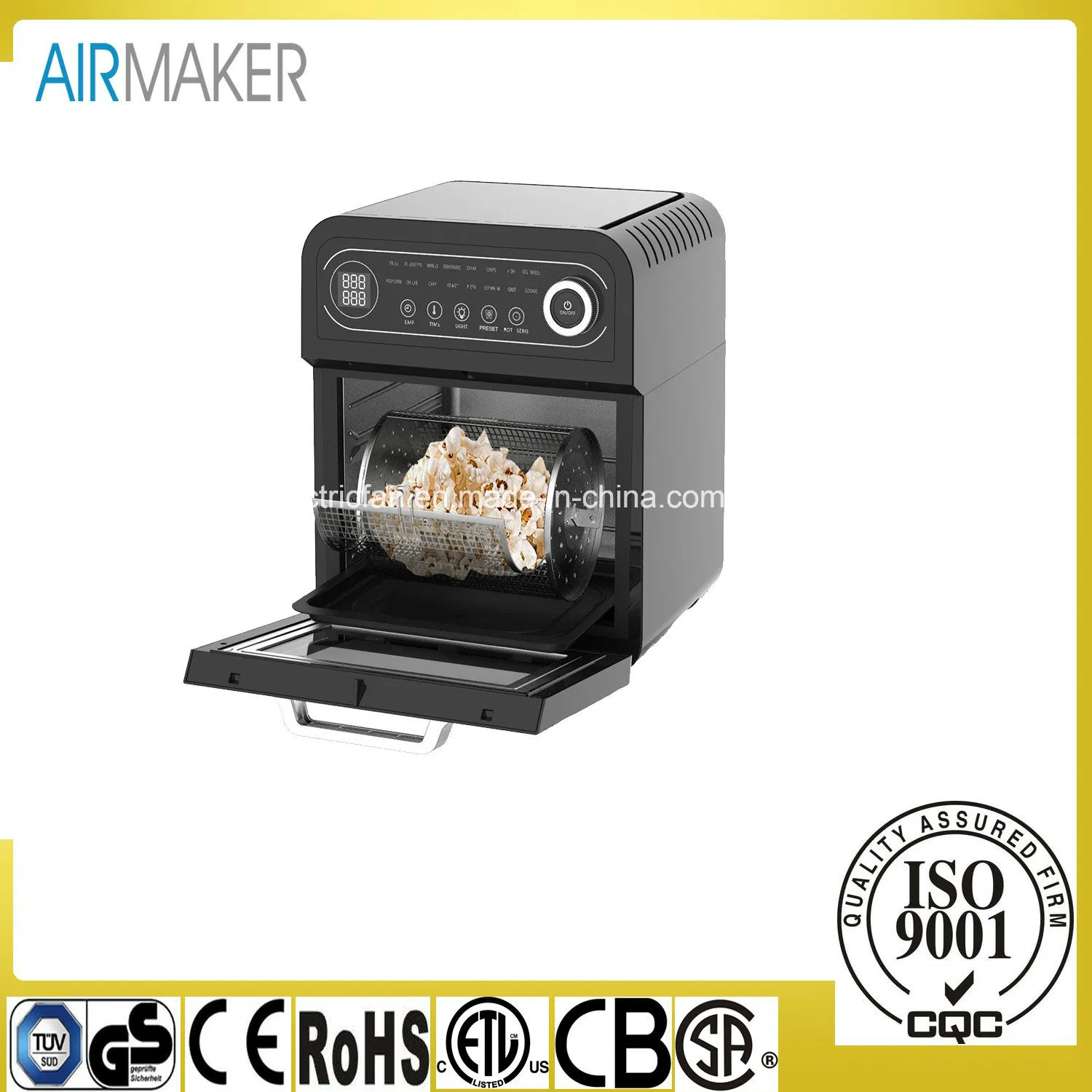 2022 New Designed Air Fryer Convection Toaster Oven with Rotisserie