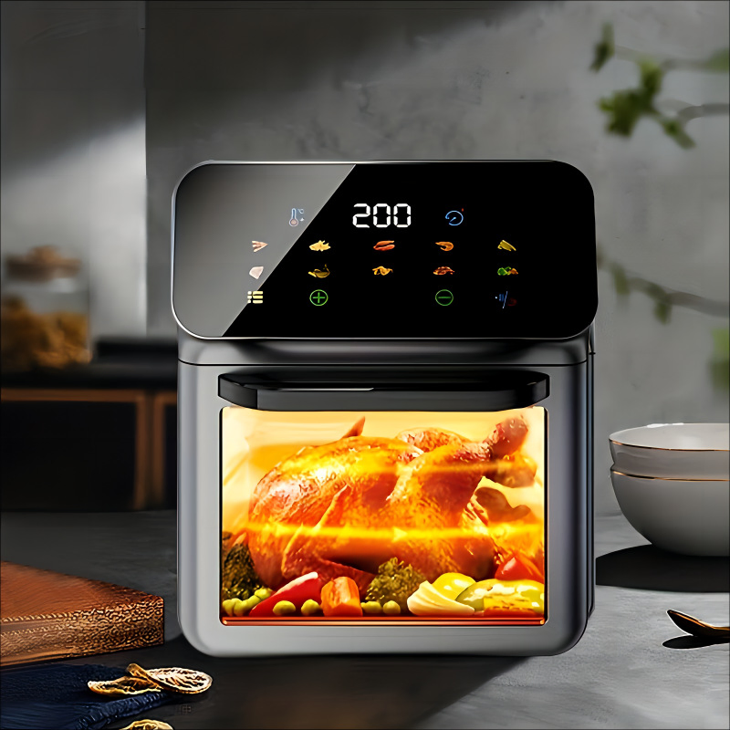Commercial Stainless Steel Air Fryer 15L 1350W Dual Restaurant Catering Heavy Duty