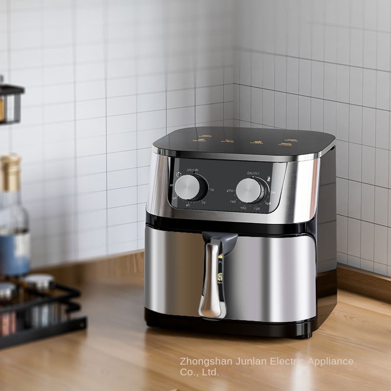 Cross-border Air Fryer Household New Visual Non-turning Electric Cooking Machine Large Capacity