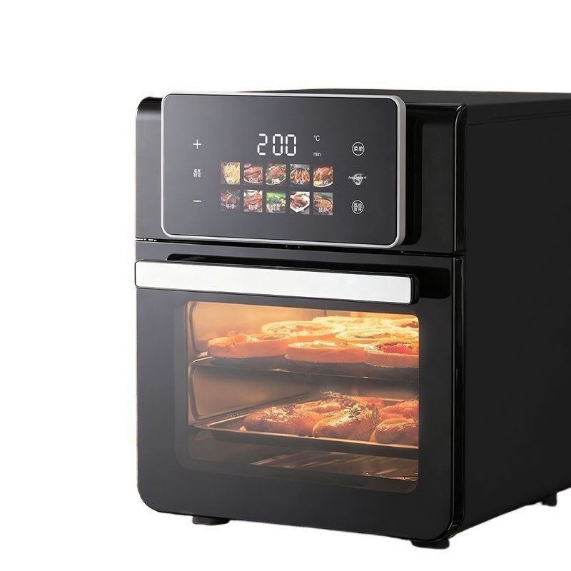 Xianke Air Fryer Oven 30L Large Capacity Visible Smart Touchscreen 1500W Metal Household Electric Oven Fryer All-in-One Machine