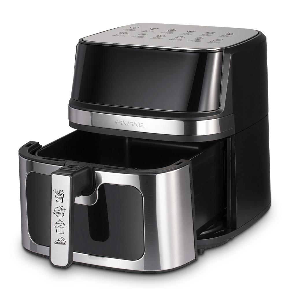 AKANE A.5387 1700W 8L Air Fryer Freidora de aire Digital Touch Screen 360° Air Circulation Metal Inner Cavity