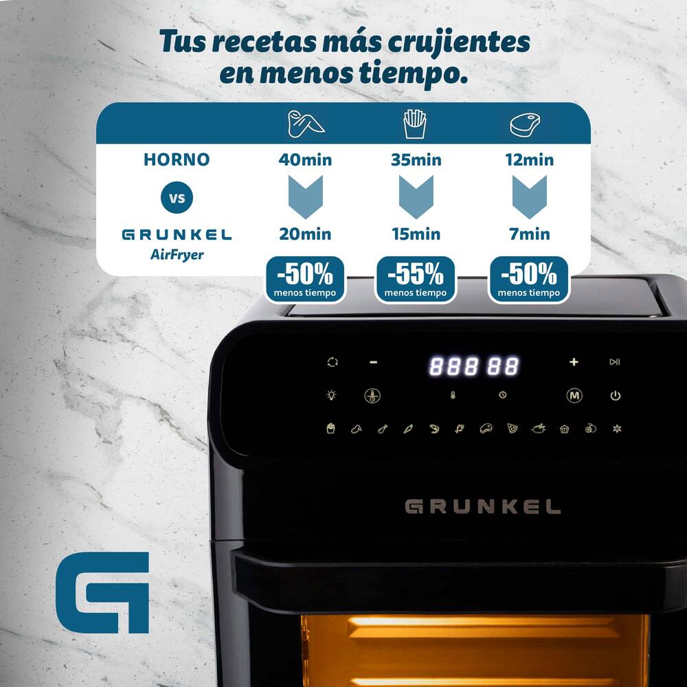Grunkel Air Fryer 12L 1500W Digital Control Multi Function Oven