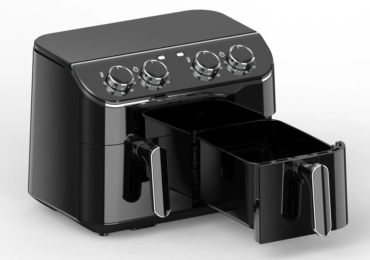 12L Manual Air Fryer Rotisserie Oven, Multi-Function Healthy Oil-Free Cooker