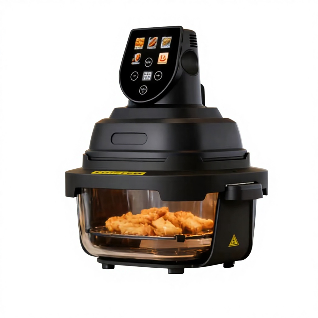 New Professional Electric Square Stainless Steel Air Fryer OEM/ODM Service Dual Basket 360-Degree Viewable Air Fryer
