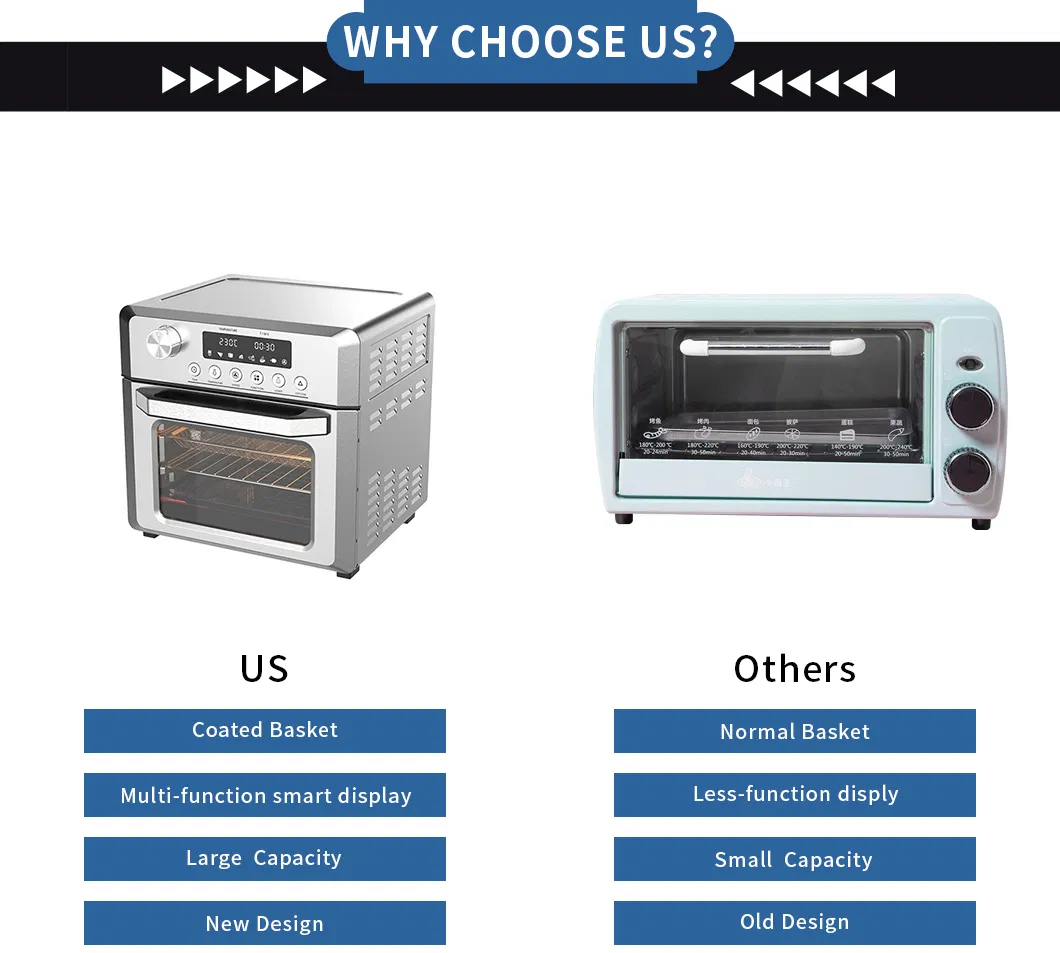 Best Digital Air Fryer Countertop Toaster Oven Air Fryer with Stainless Steel Body