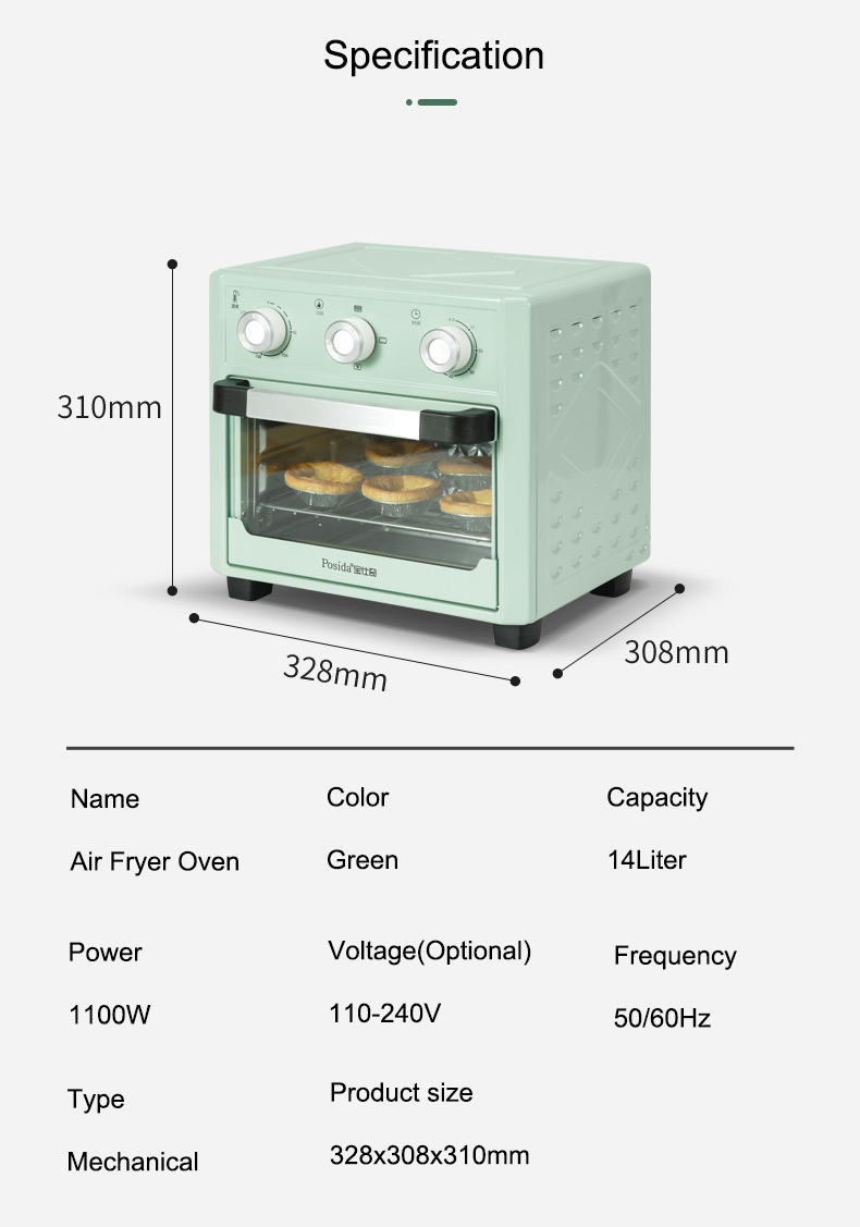 Air fryer oven view 4