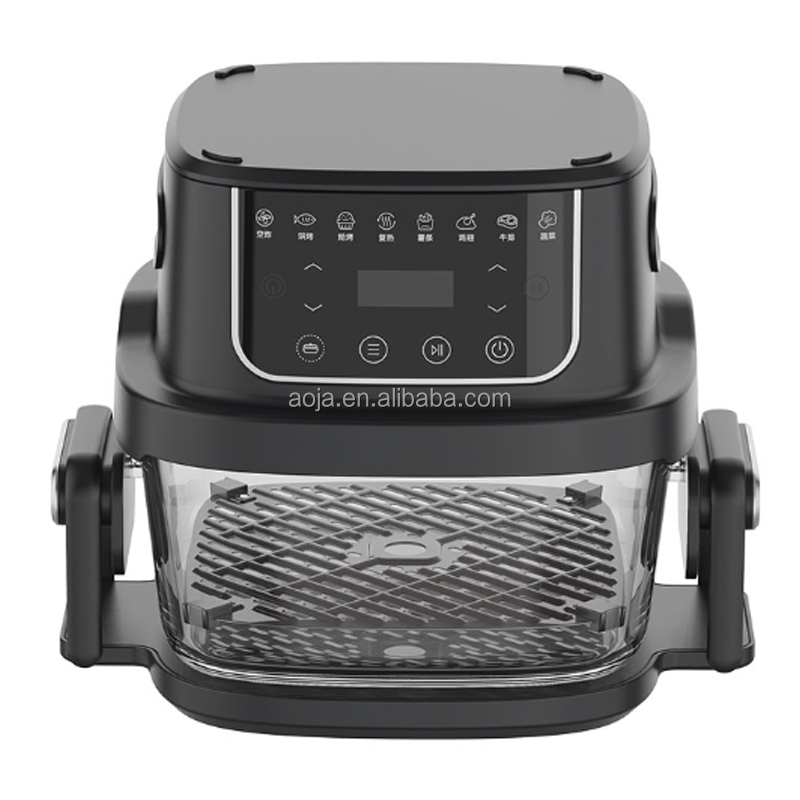 Modern Design 2 In 1 Air Fryer With Glass Window Pot Grill Electric Cooker Oven Air Fryer Energy Saving Smart Air Fryer Digital
