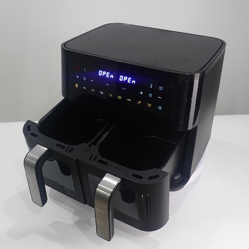 Double Stack Air Fryer Dual Basket 10L Air Fryer with Separate Controls for Frying Baking and Roasting KA23063