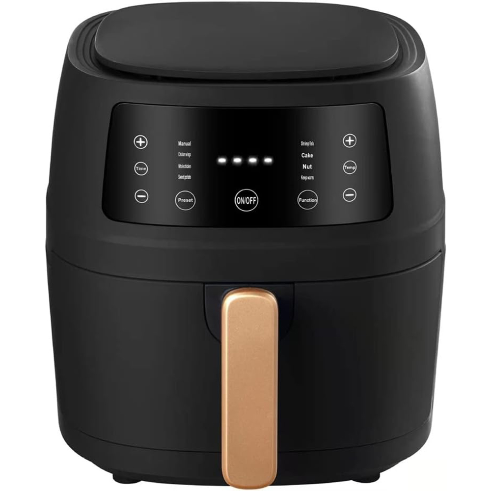 High Quality 8L Large Visible Silver Crest Air Fryer Oven Smart Digital Touch Screen for Modern Home Hotel Use for Outdoor