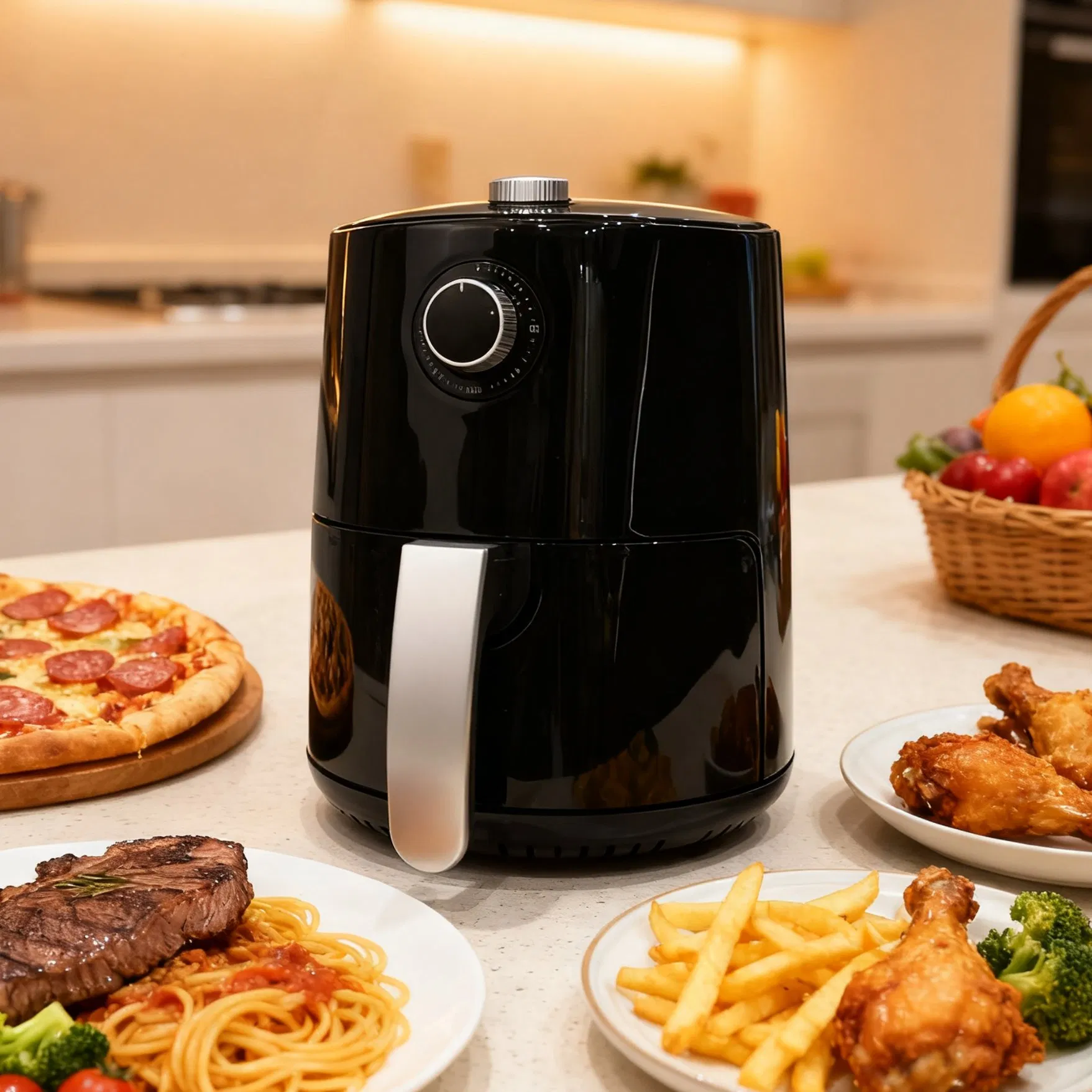 Air Fryer Oven with Rotisserie and Dehydrator Large Capacity Air Fryer for Family