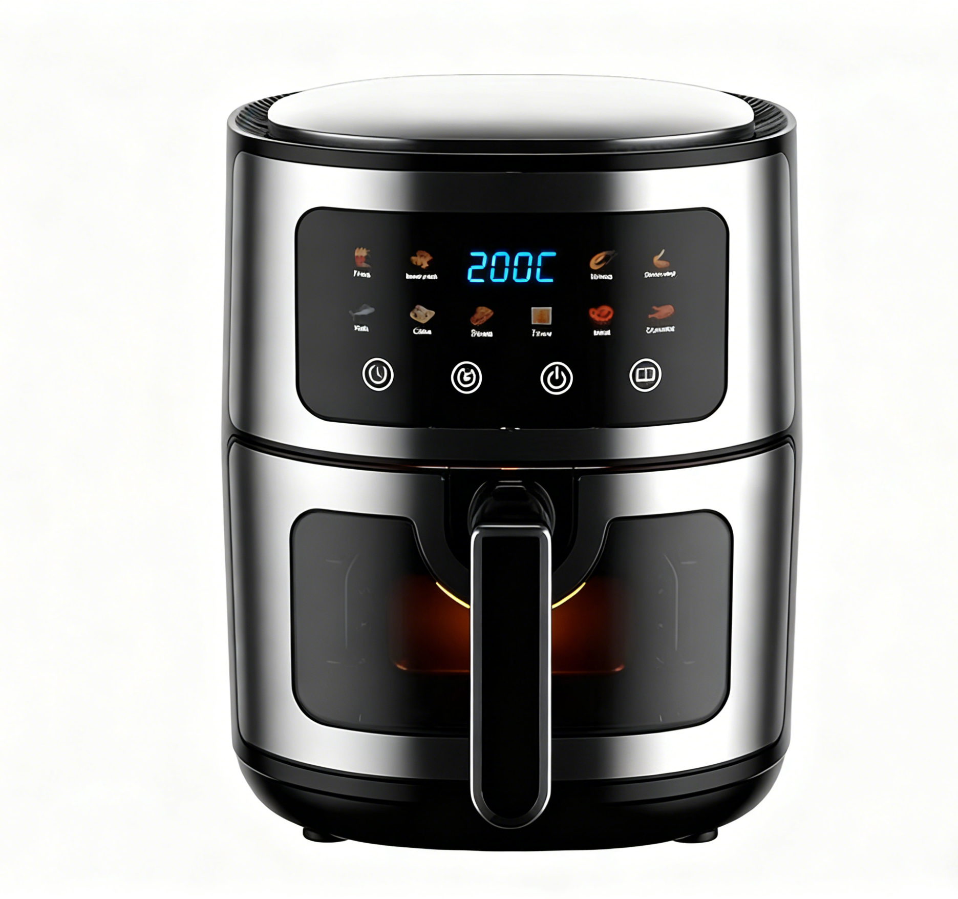 Best Hot Sale 8L Digital Touchscreen Non Stick Basket Easy Clean Multiple Recipes Air Fryer Smart Kitchen Appliance for Family