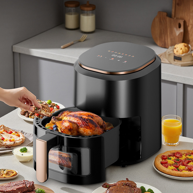 Hot Sale New Kitchen Multifunction Restaurant Compact Touch Screen Display air Cooker Steam air Fryers 7.5L