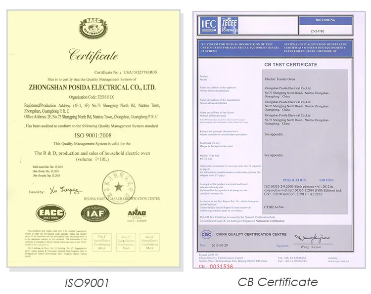 Product Certifications