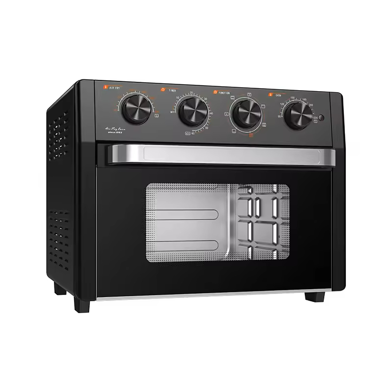 Electric Air Fryer Oven 23L Mechanical Timer Control Convection Pizza Bread Steak Bake Oven
