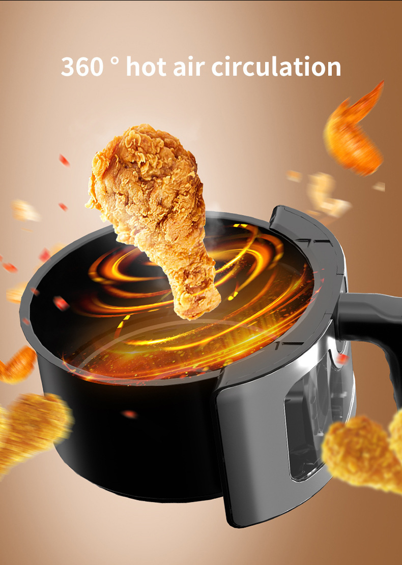 Air Fryer Heating Element View