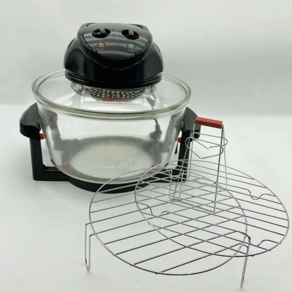 Oven Cooker Glass Cooking Bowl Air Fryer Convection Kitchen Countertop