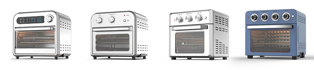 10L Stainless Steel Finish Air Fryer Toaster Oven Air Fryer with Rotisserie