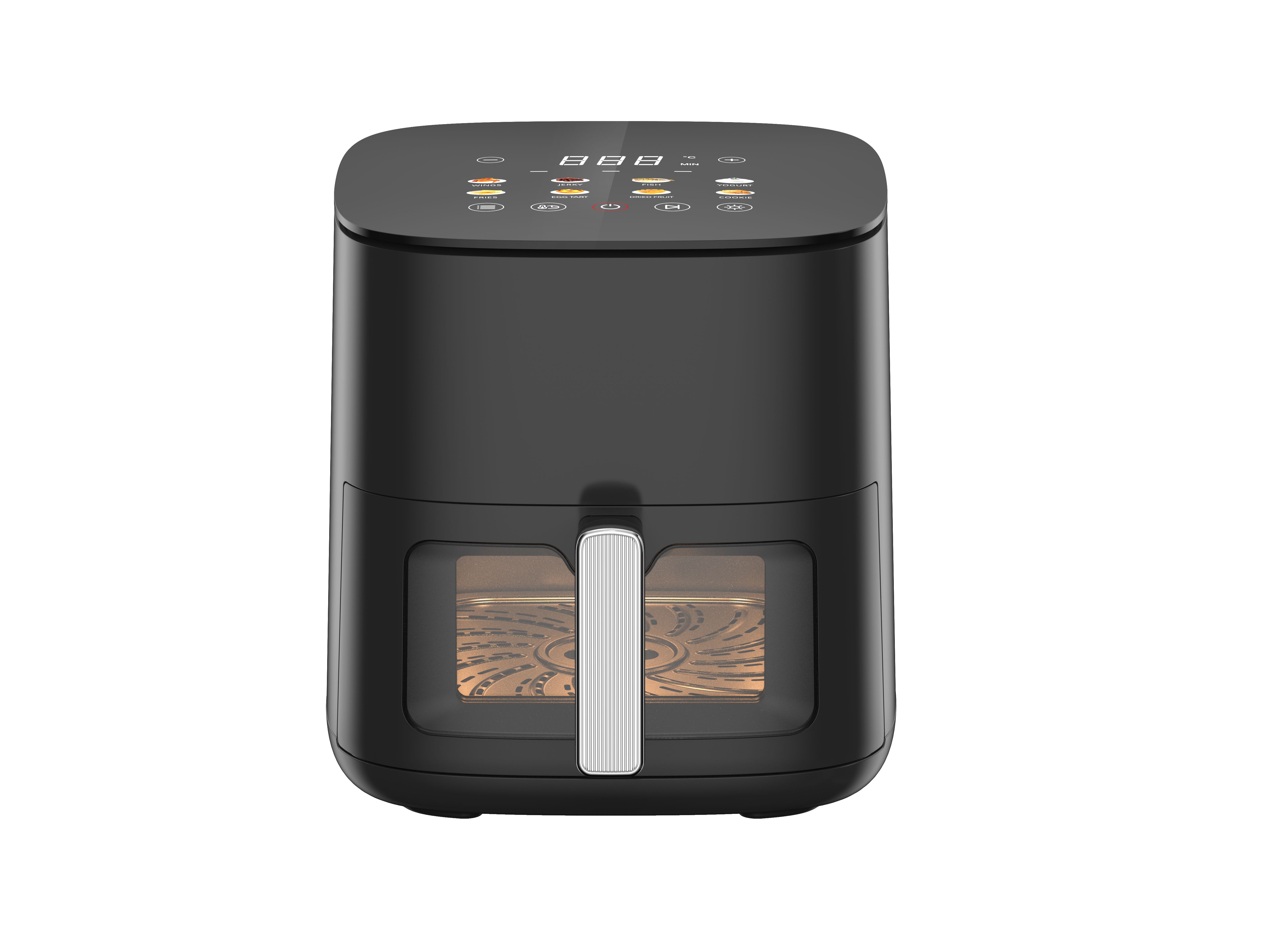 5L7L New Air Fryer Oil Free Large Capacity Electric Fryer Digital Control Kitchen Accessories Oven Customized Multi-function