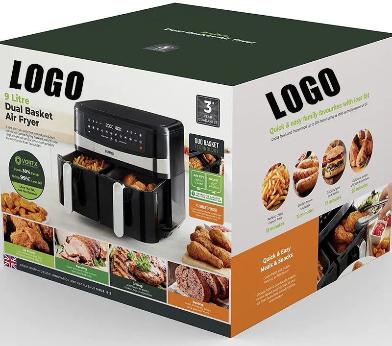 4L 1200W Air Fryer Oven with Pizza Function Multi Function Air Fryer with Rotisserie and Dehydrator Mode