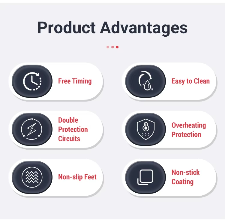 Custom Packaging High Speed Circulation Air Fryer Ovens Electric Smart Air Fryers With Touch Screen