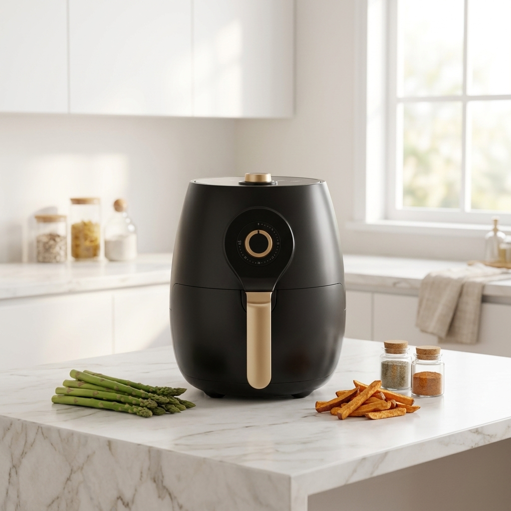 Hot Selling 5Litre Mechanical Air Fryer 1450W Powerful Manual Control Healthy Cooking Machine for Home Use