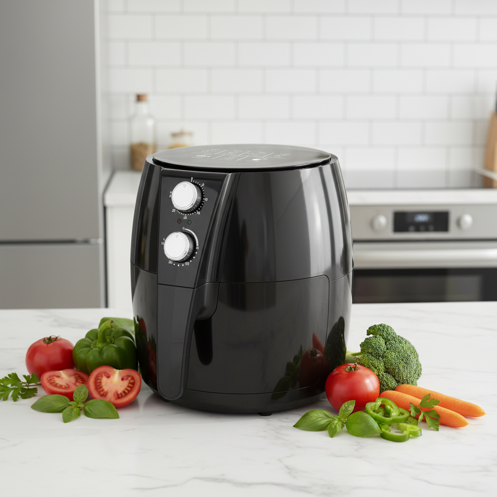 Home 4.5L Classic Oil-Free Multi-Function Electric Fryer Air Fryer Plastic PTFE Non-Stick Energy Saving Smart Household Fast