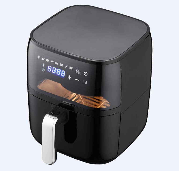 Wholesale Modern 5L Electric Air Fryer with Smart Touch Screen Display Deep Square Hot Oil Free for Household &amp; Hotel Use