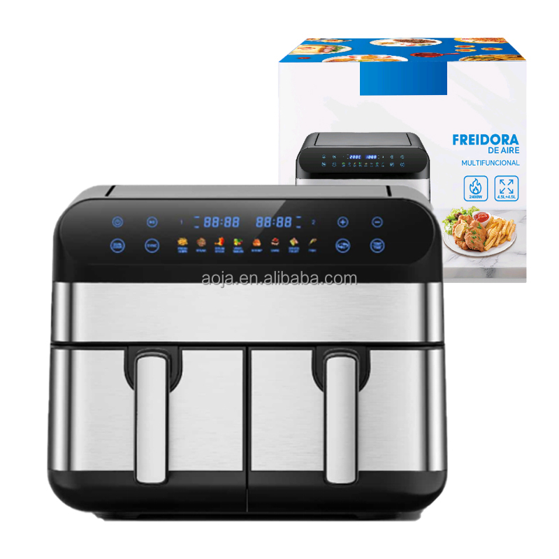Ready to Ship 8L Air Fryer 1800W High Power 10 Fast Menus Digital Touch Screen Quick Dispatch Massive Stock Available Factory