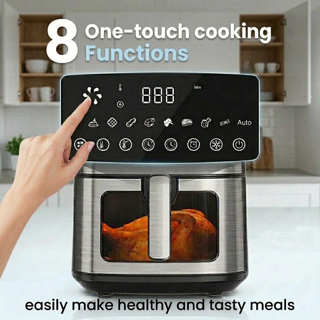 267114 2025 New Smart App Control 1800W 9L Healthy air Fryer Wifi