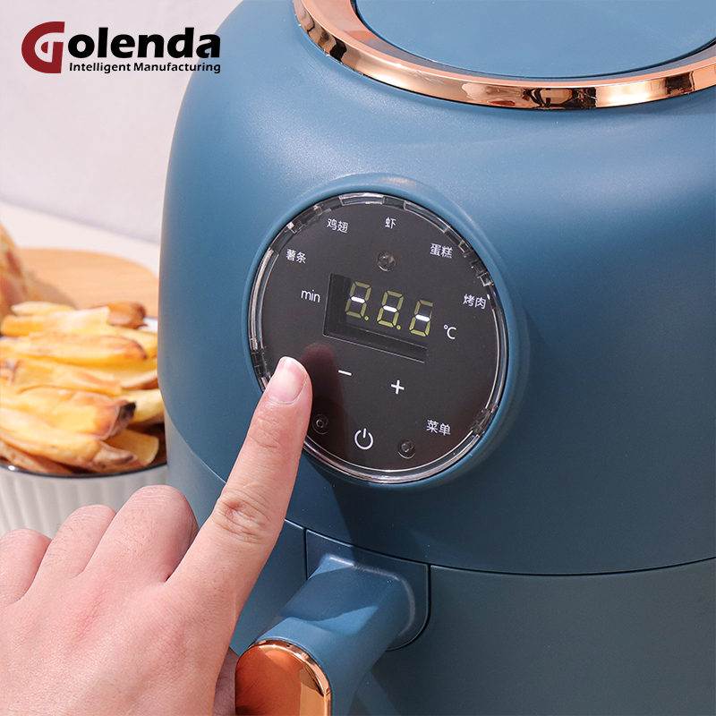 Modern Digital Screen Oil-Free Air Fryer Oven Non-Stick Basket for Household RV Use Electric Power Source Durable Plastic