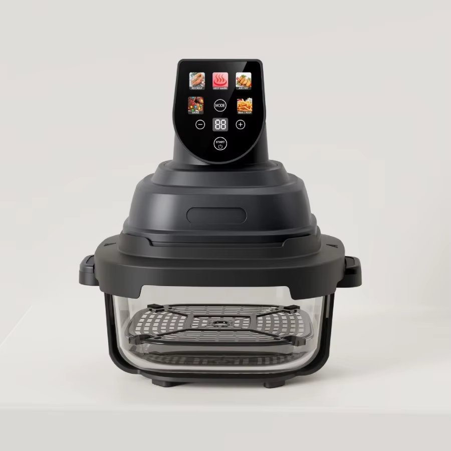 New Smart Oil Free Multi Functional Visible Double Layer Automatic Home air Fryer