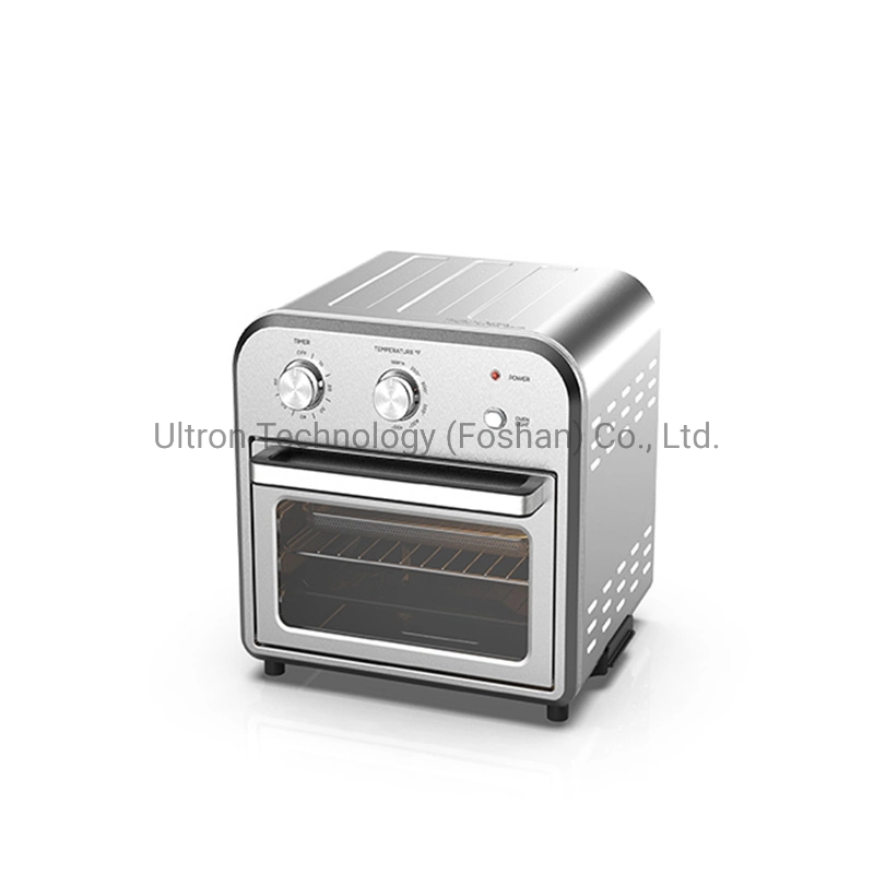 10L Stainless Steel Finish Air Fryer Toaster Oven Air Fryer with Rotisserie