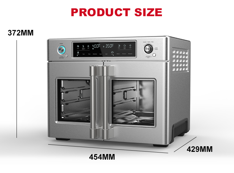 Dual Air Fryer Oven Detail 6