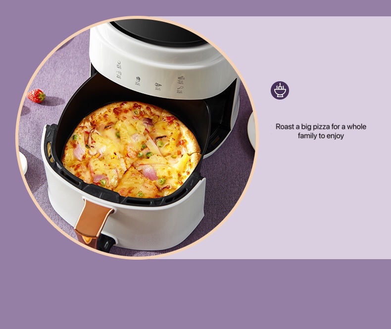 Digital Air Fryer 8L Smart Touch Screen Electric Deep Fryer Oil-Free Hot Air Fryer for Household in Stock Product