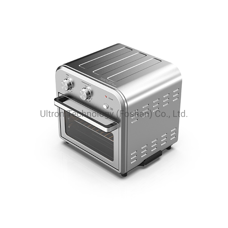 10L Stainless Steel Finish Air Fryer Toaster Oven Air Fryer with Rotisserie