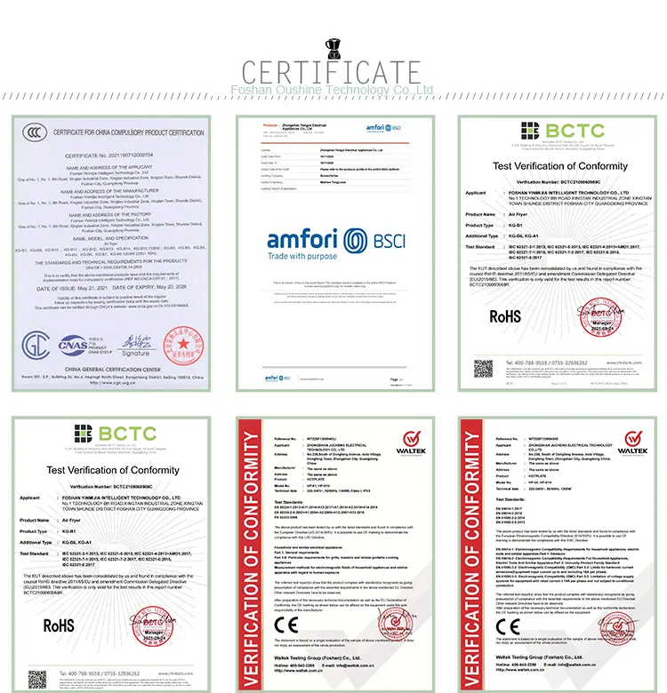 Product Certifications