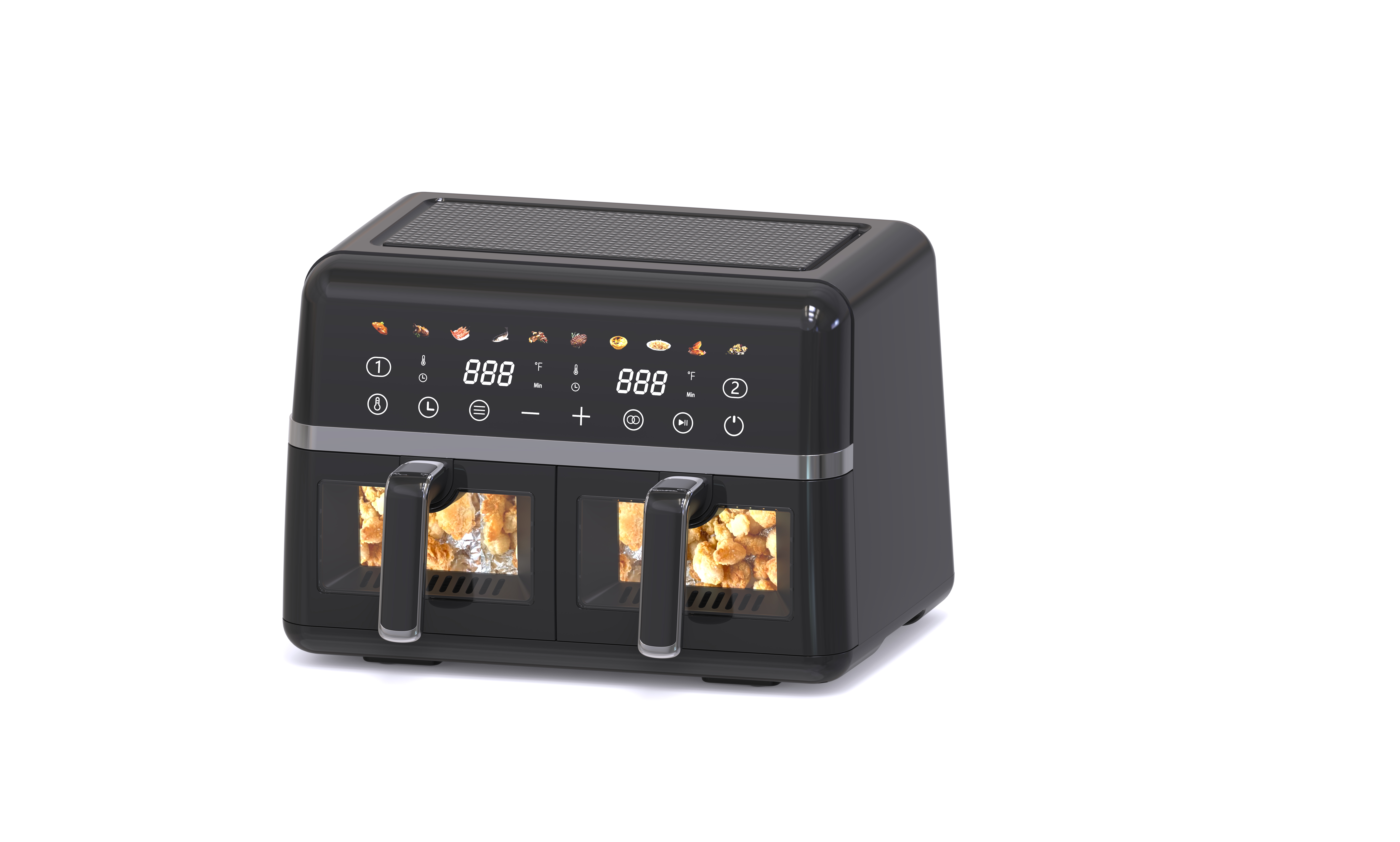 Ninja 8-Liter Electric Digital Air Fryer Oven Touch Control US Plug for Outdoor Use