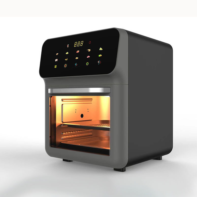 Air Fryer Cross-Border E-Commerce 15L Large-Capacity Household Multi-Function Electric Oven Touch-Screen Plastic 1350W Stereo