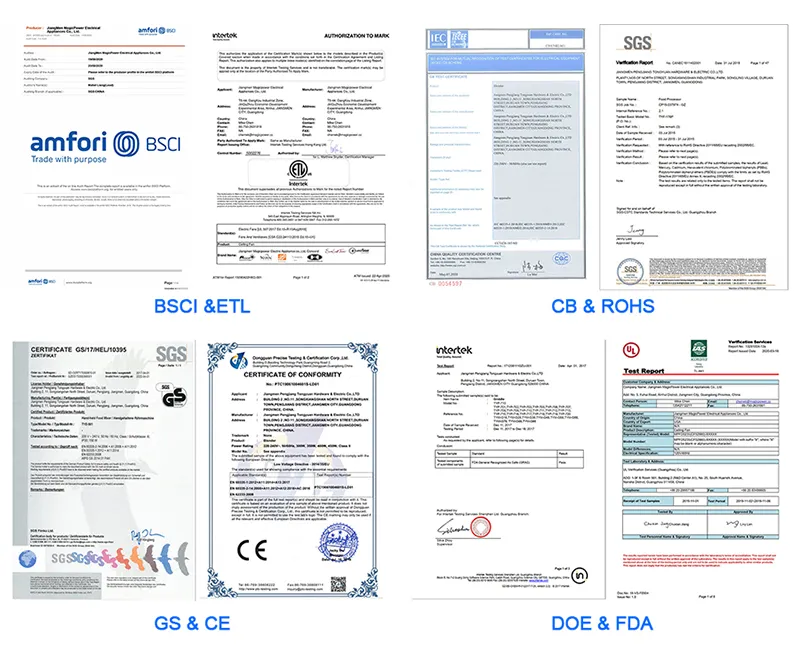 Product Certifications