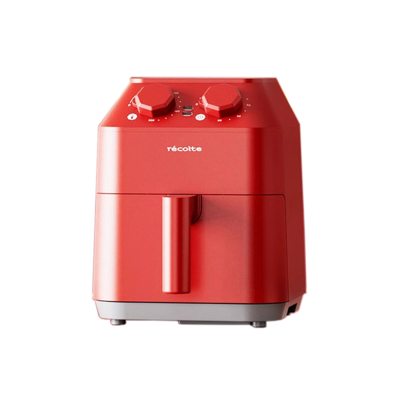 Japanese Genuine Brand New Electric Air Fryer Retro-Style Oven-Integrated Fryer with Non-Stick Liner and Top Heating