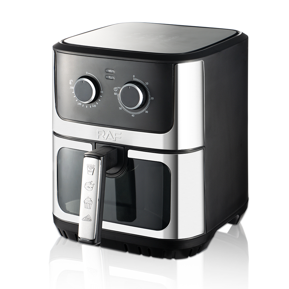 Compact Large Air Fryers Stainless Steel Household Air Fryer Roast Bake Broil Quick Easy Meals